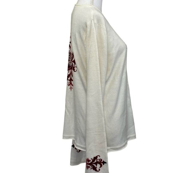 Harley Davidson cream/red sweater, extra large, classic, simple, motorcycling - Picture 2 of 5